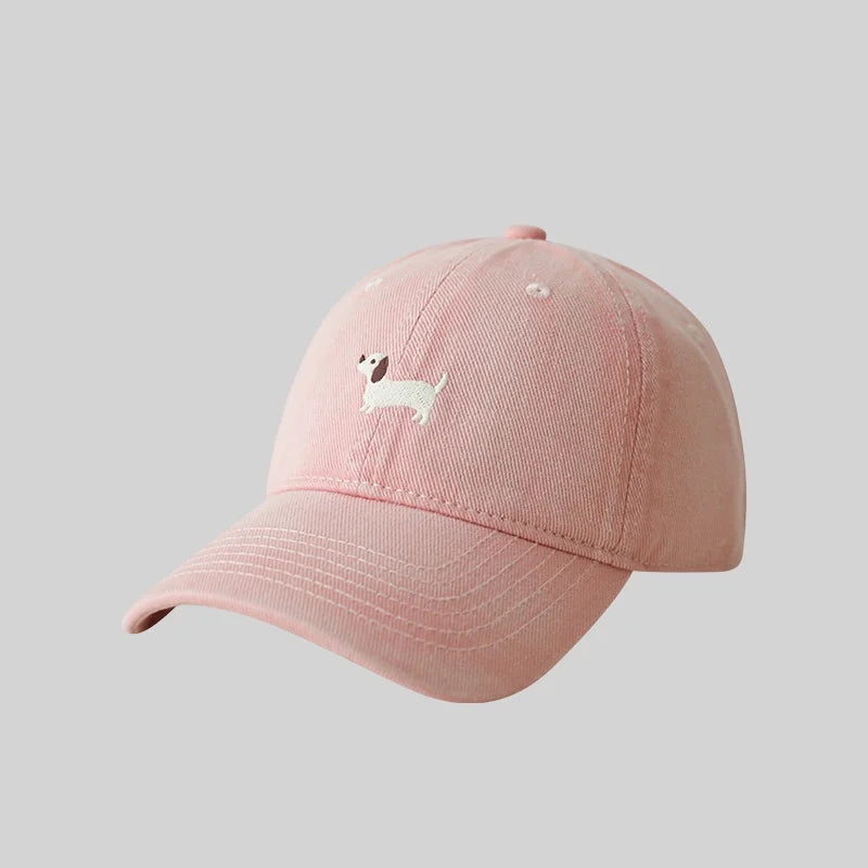 Dachshund Embroidery Outdoor Leisure Baseball Cap