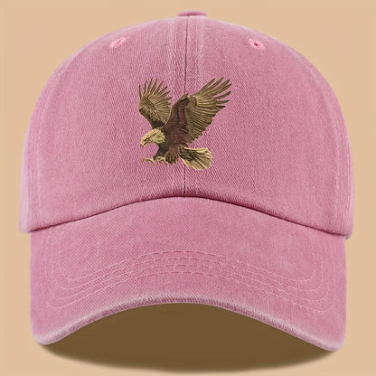 Eagle Print Adjustable Outdoor Vacation Baseball Cap