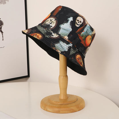 Unisex Double Sided Printed Fisherman Hat