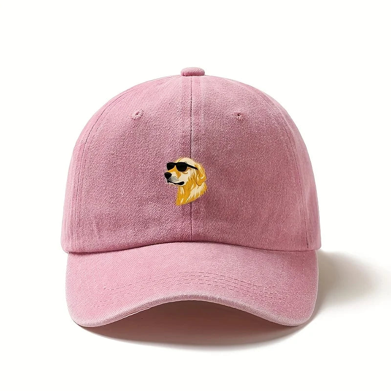 Golden Retriever Printed Baseball Cap