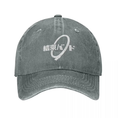 Bocchi The Rock Distressed Denim Baseball Cap