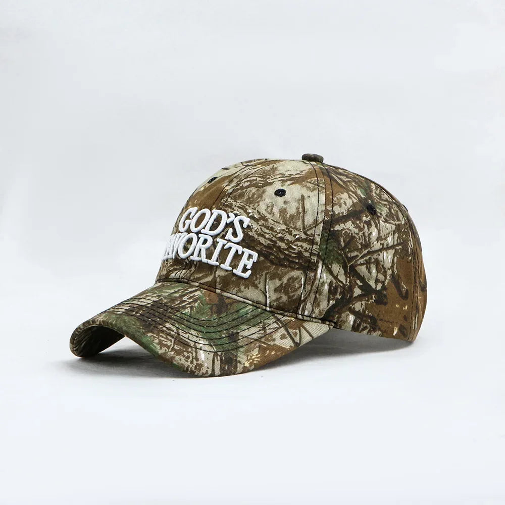 Women's Camo 3D Embroidery Baseball Cap