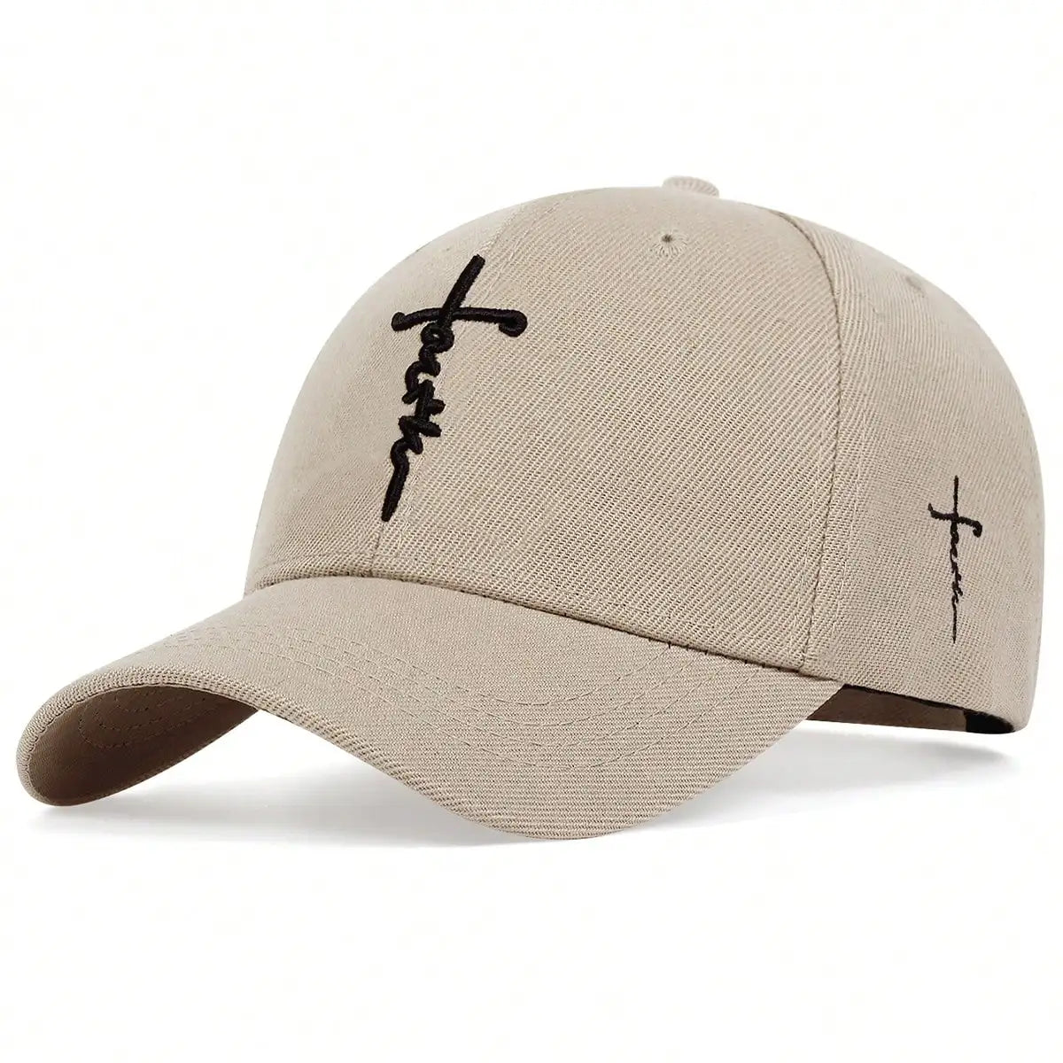 Fashion Faith Embroidered Cotton Unisex Baseball Cap