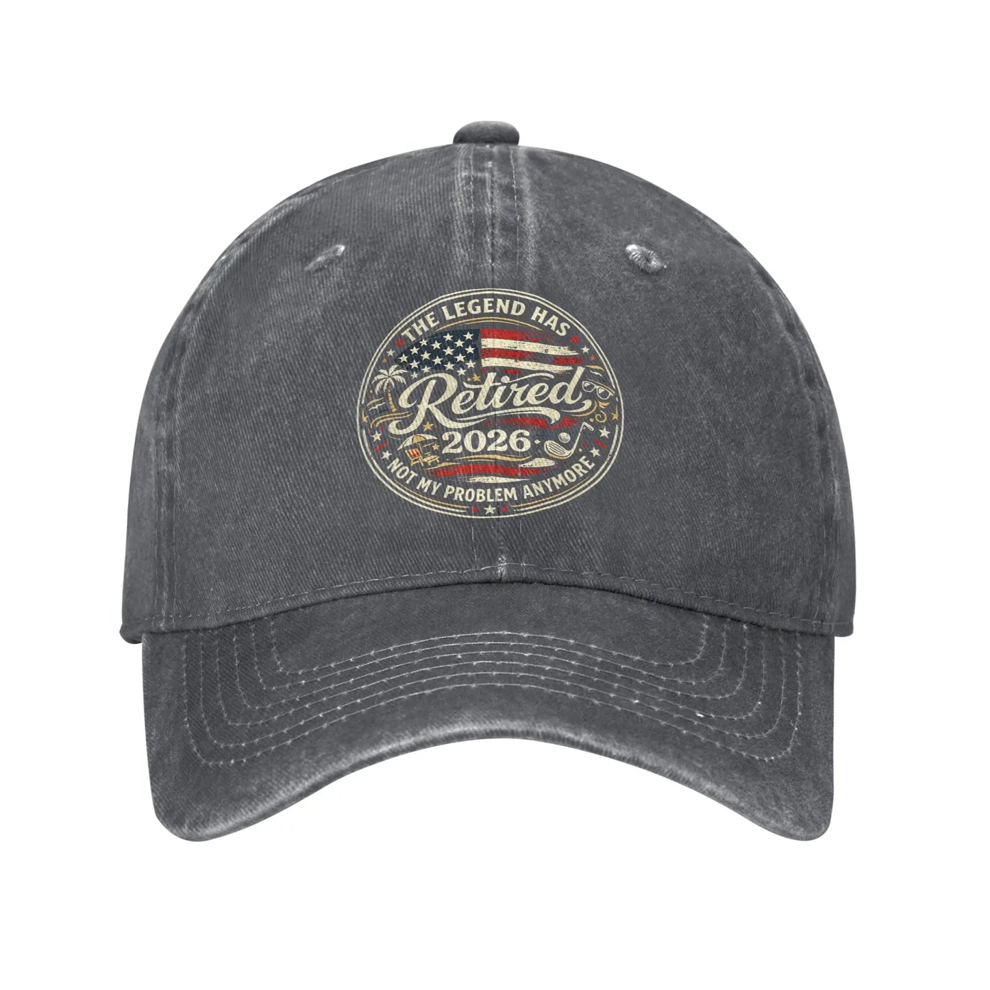 The Legend Has Retired 2026 Funny Baseball Cap