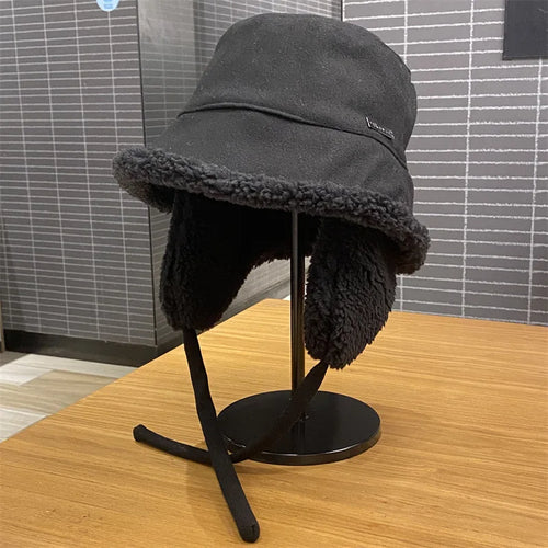 Reversible Winter Ear-Warm Bucket Hat