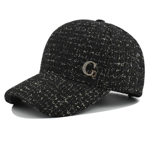 Metal M Patch Elegant Baseball Cap