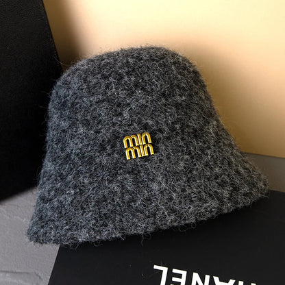 Luxury Fluffy Wool Winter Bucket Hat