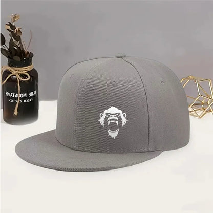 Angry Gorilla Head Streetwear Snapback Cap
