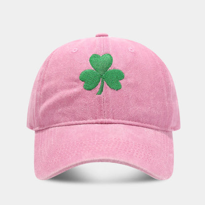 Irish Green Clover Embroidered Baseball Cap
