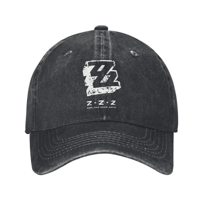 ZZZ Game Vintage Washed Baseball Cap