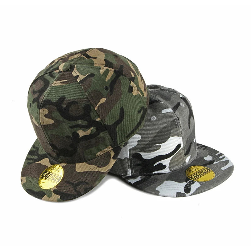 Camouflage Hip Hop Snapback Cap