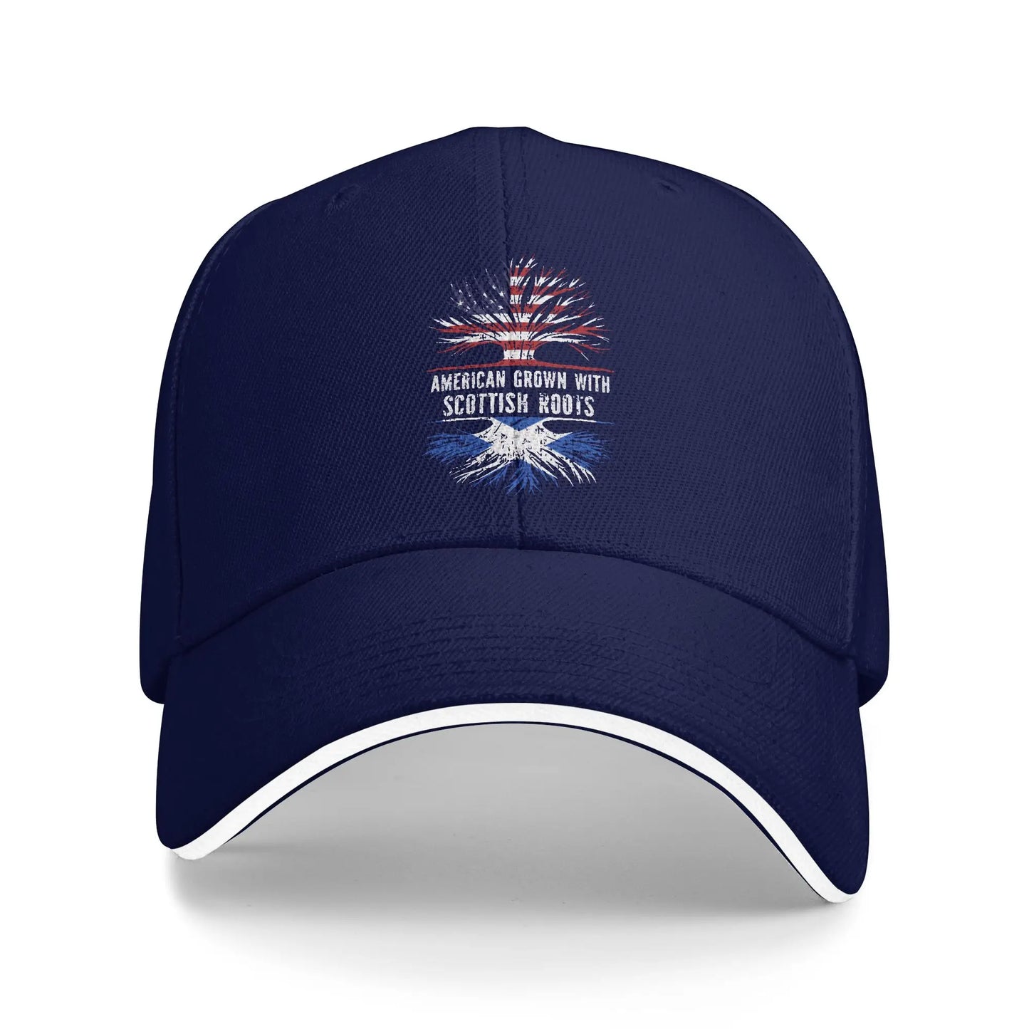 American Scottish Roots Flag Outdoor Baseball Cap