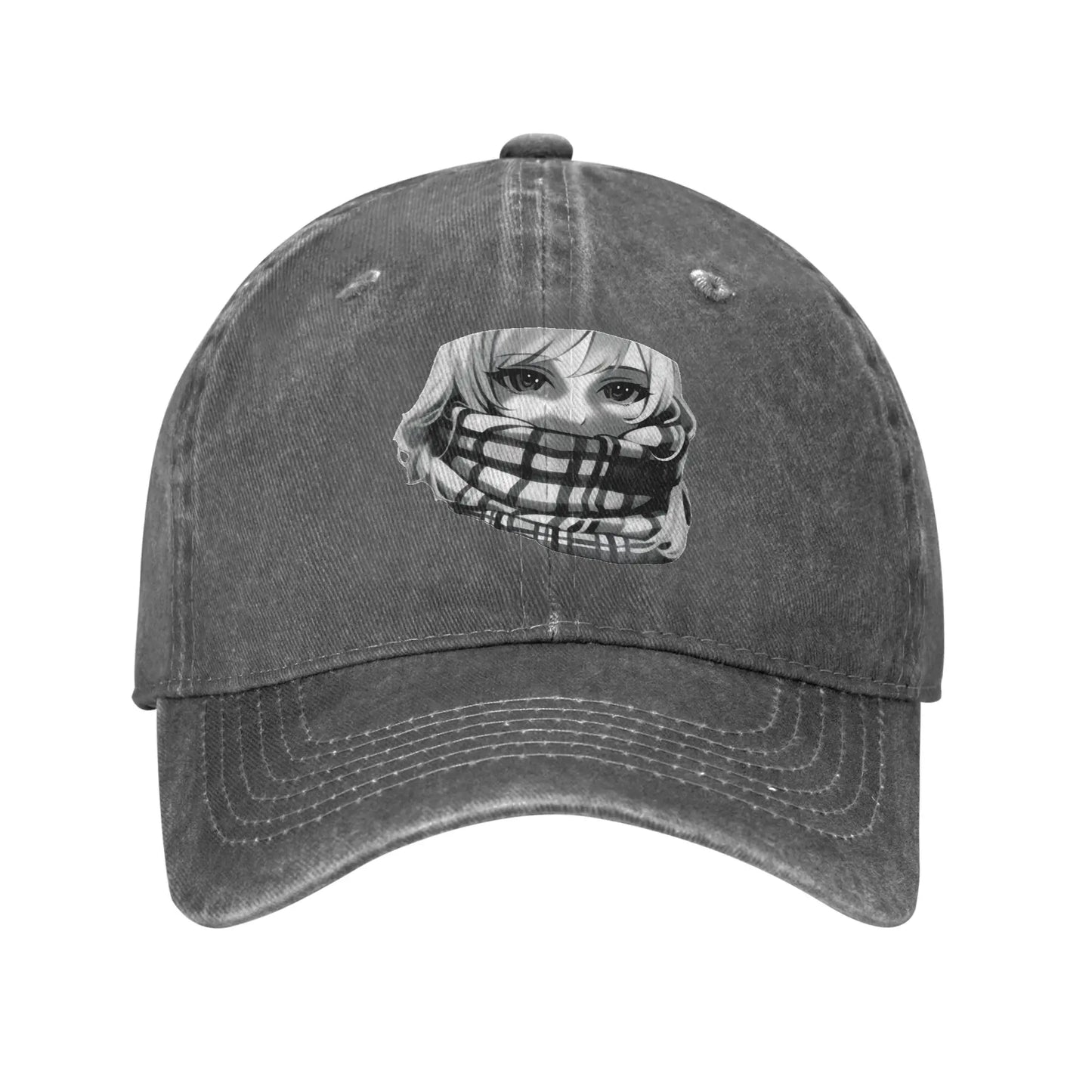 Funny Trollface Meme Washed Baseball Cap