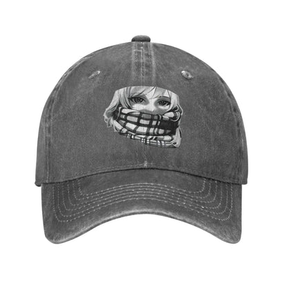 Funny Trollface Meme Washed Baseball Cap