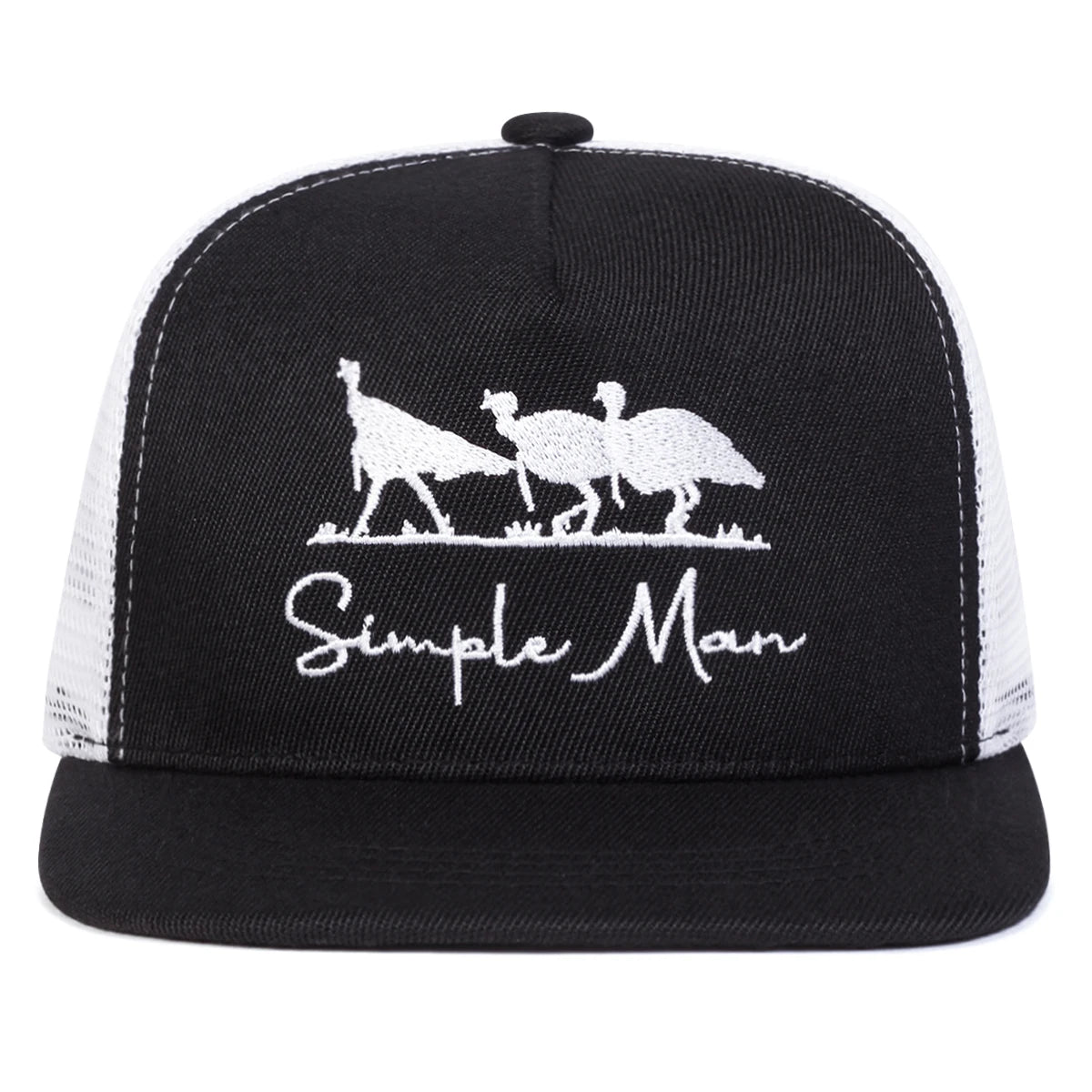 Unisex Simple Man Letter Embroidery Hip-hop Net Hats