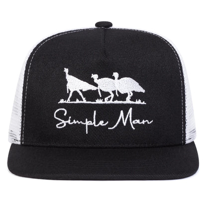 Unisex Simple Man Letter Embroidery Hip-hop Net Hats