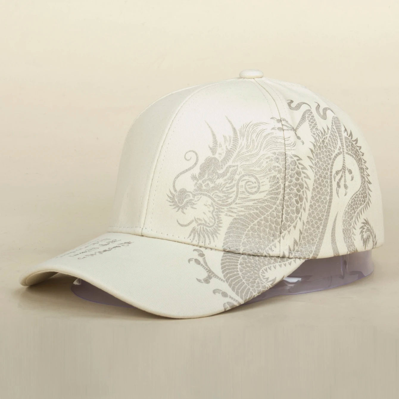 Gold Dragon Embossed Adjustable Baseball Cap