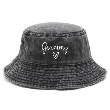 Vintage Washed Cotton Concert Bucket Hat