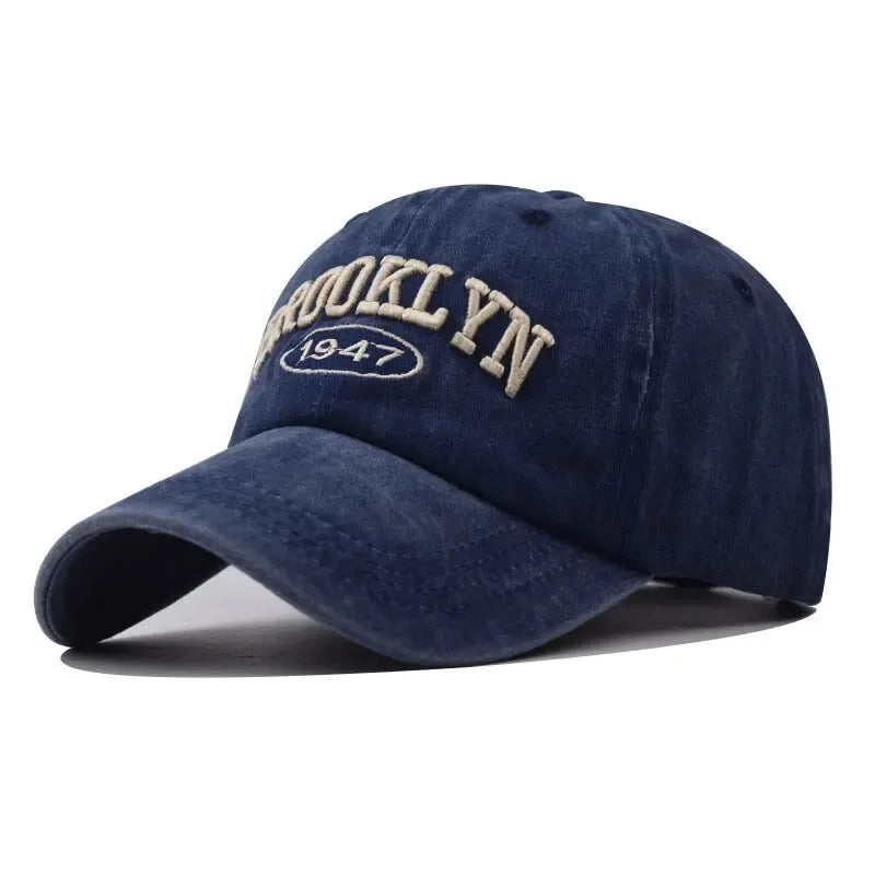Brooklyn Embroidered Korean Hip Hop Baseball Cap