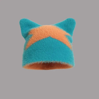 Harajuku Devil Butterfly Cat Ear Bucket Hat