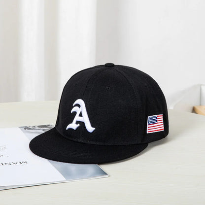 Color Block Letter Hip Hop Snapback Cap