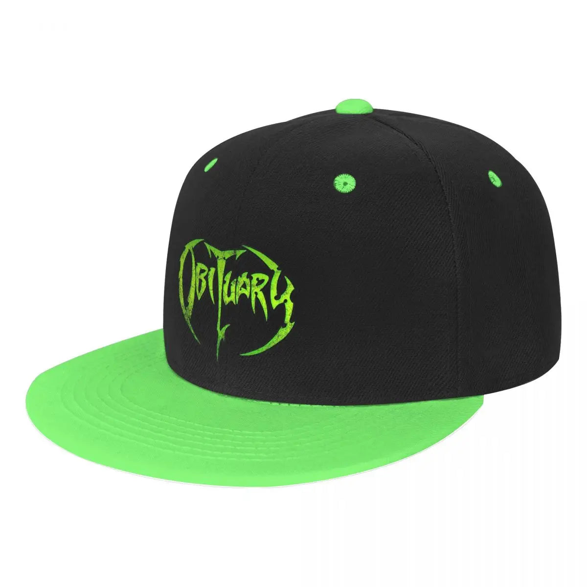 Obituary Band Logo Snapback Hat Unisex