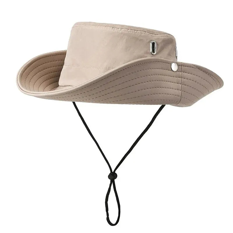 Unisex Large Brim Breathable Fishing Bucket Hat