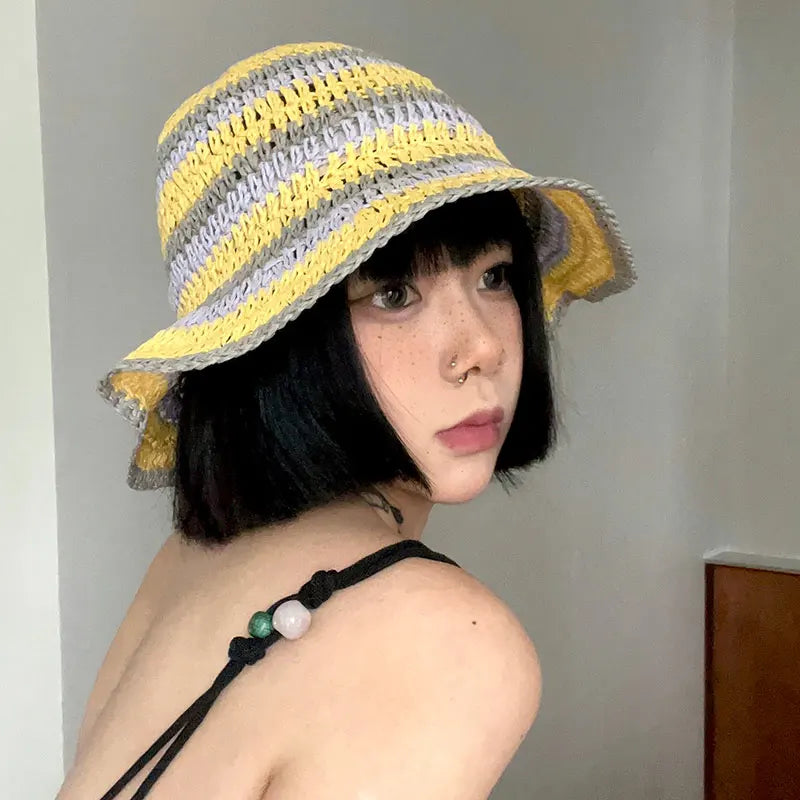 Rainbow Cute Summer Beach Bucket Hat
