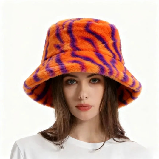 Women's Fluffy Fleece-Lined Bucket Hat
