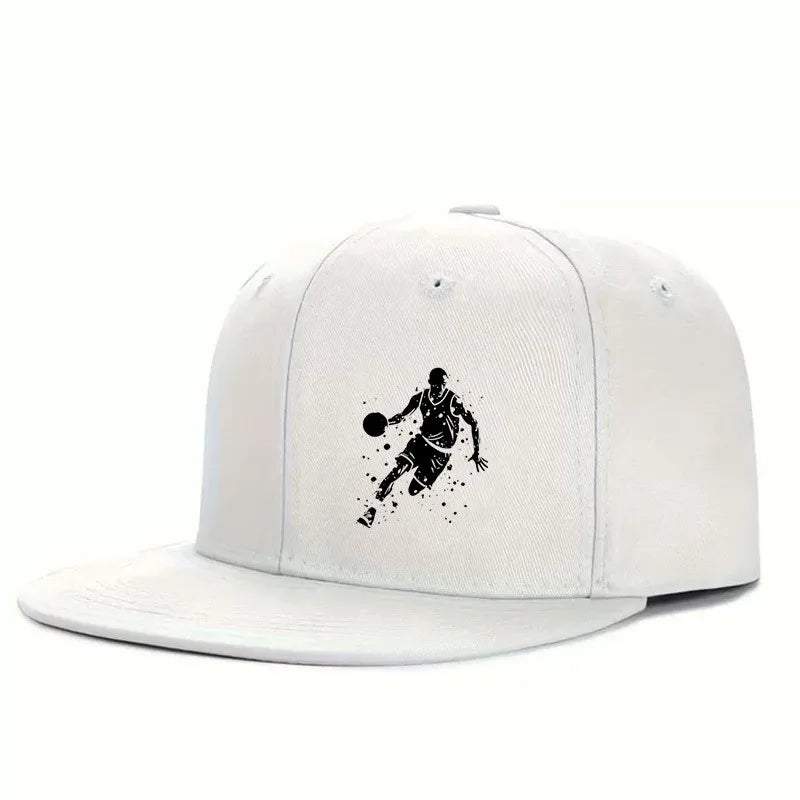 Basketball Dribble Graphic Street Snapback Cap