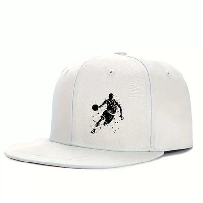 Basketball Dribble Graphic Street Snapback Cap