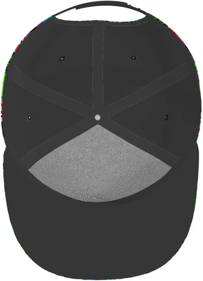 Funny Graffiti Adjustable Flat Bill Snapback Baseball Hat