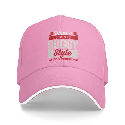 Funny Doggy Style Summer Trucker Baseball Cap
