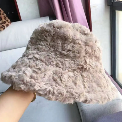 Harajuku Plush Winter Bucket Hat