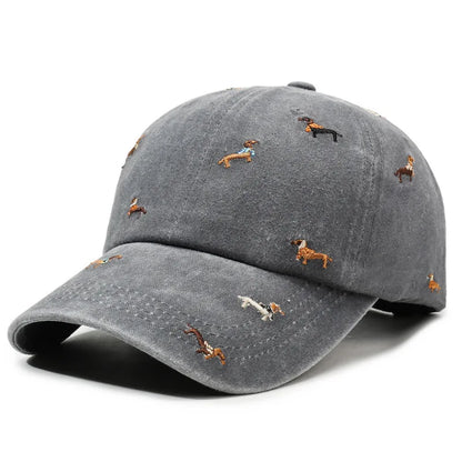 Vintage Washed Australian Wool Distressed Duckbill Baseball Cap