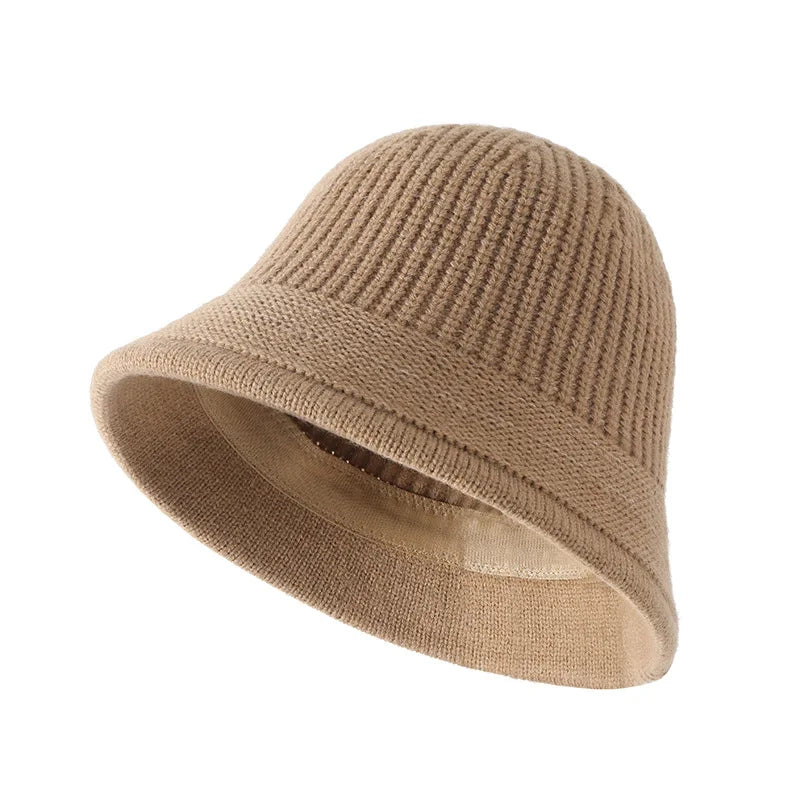 Women’s Wide Brim Winter Bucket Hat