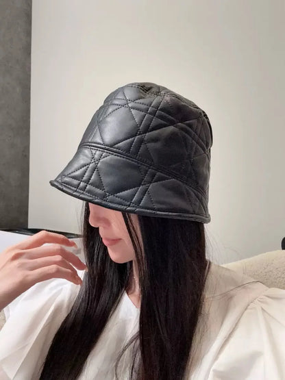 Unisex New York Leather High Quality Personality Bucket