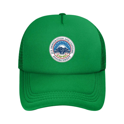 Immigration Customs Enforcement ICE Mesh Baseball Cap