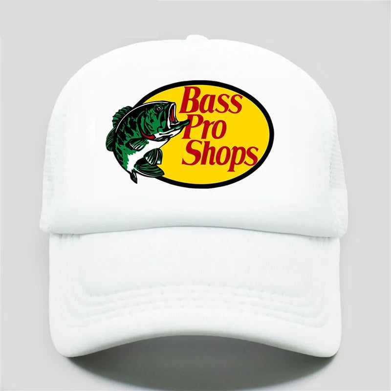 Unisex Letter Fish Embroidered Baseball Cap