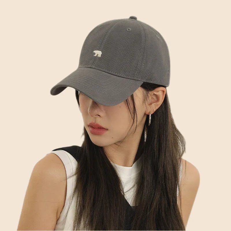 Polar Bear Embroidered Duckbill Baseball Hat