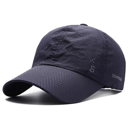 Men Women Mesh Moisture Waging Quick Dry Baseball Cap