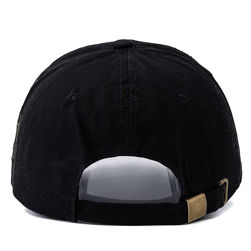 Boston Letter Embroidery Vintage Cotton Baseball Cap Unisex
