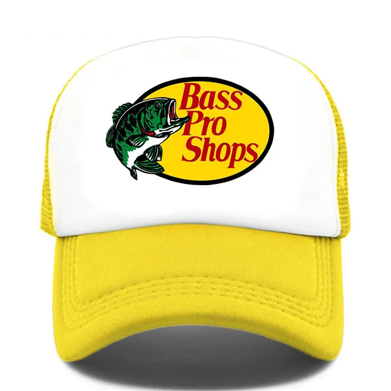 Unisex Letter Fish Embroidered Baseball Cap
