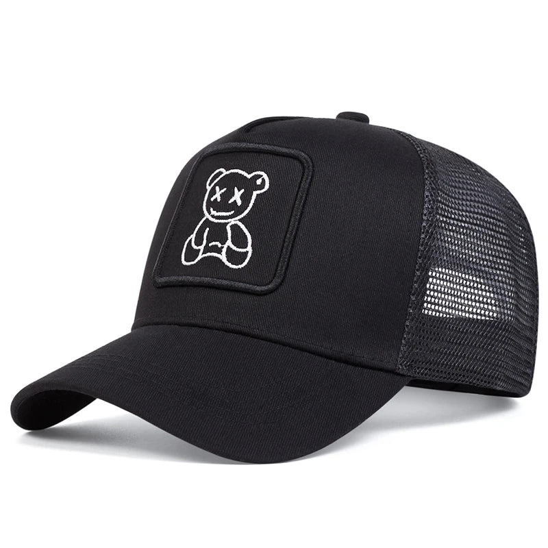 Unisex Little Bear Embroidered Adjustable Baseball Cap