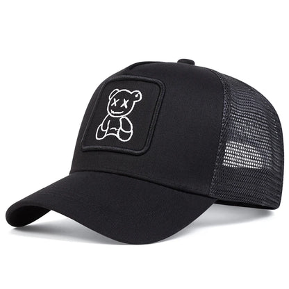 Unisex Little Bear Embroidered Adjustable Baseball Cap
