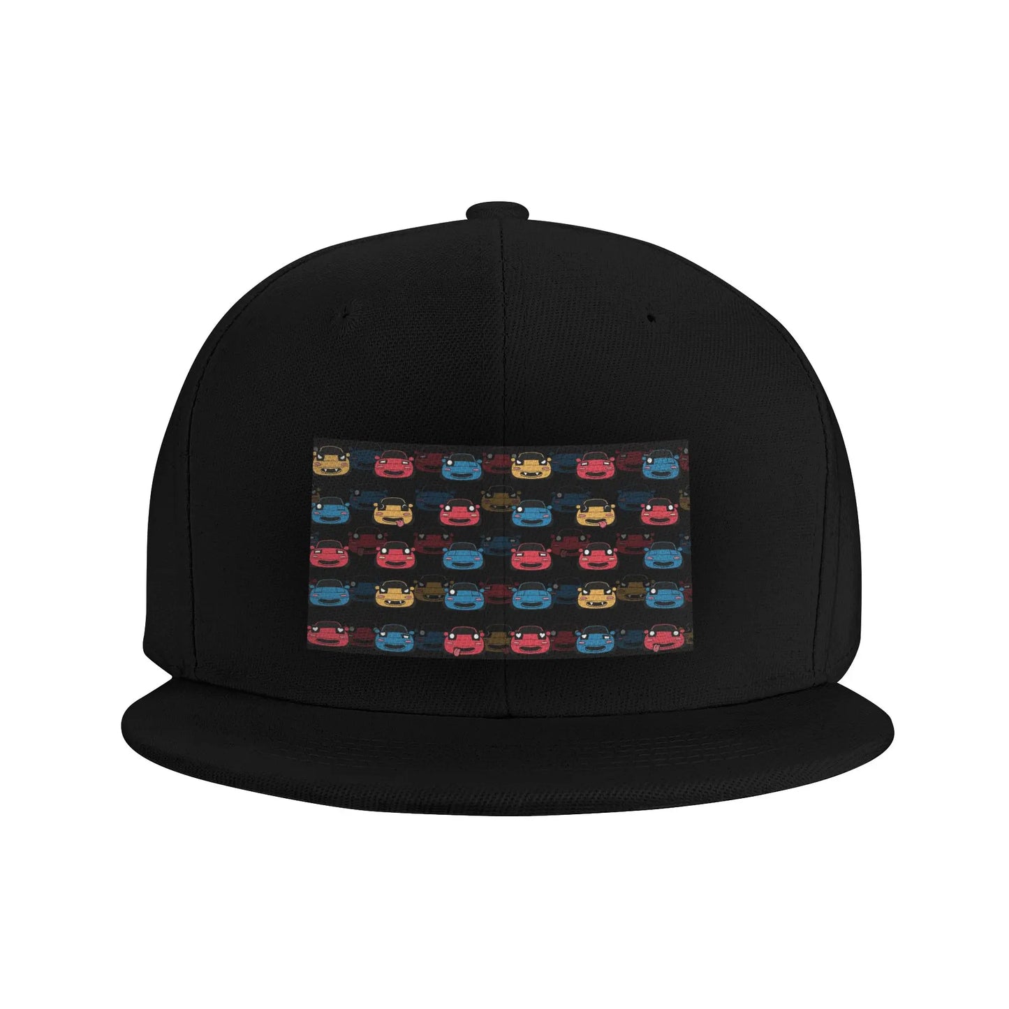 Cute Miata Face Casual Outdoor Snapback Cap