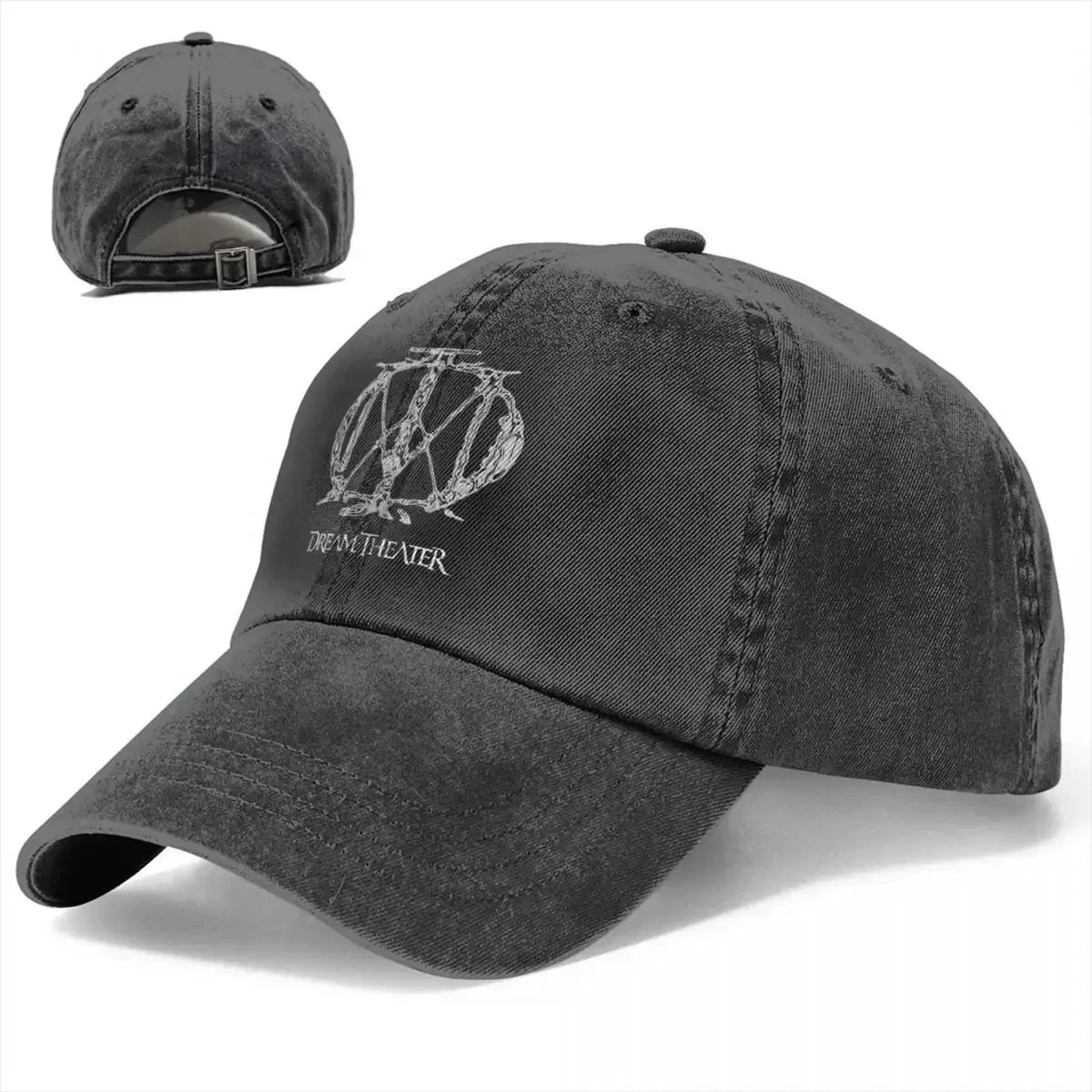 Dream Theater Heavy Metal Distressed Denim Baseball Cap