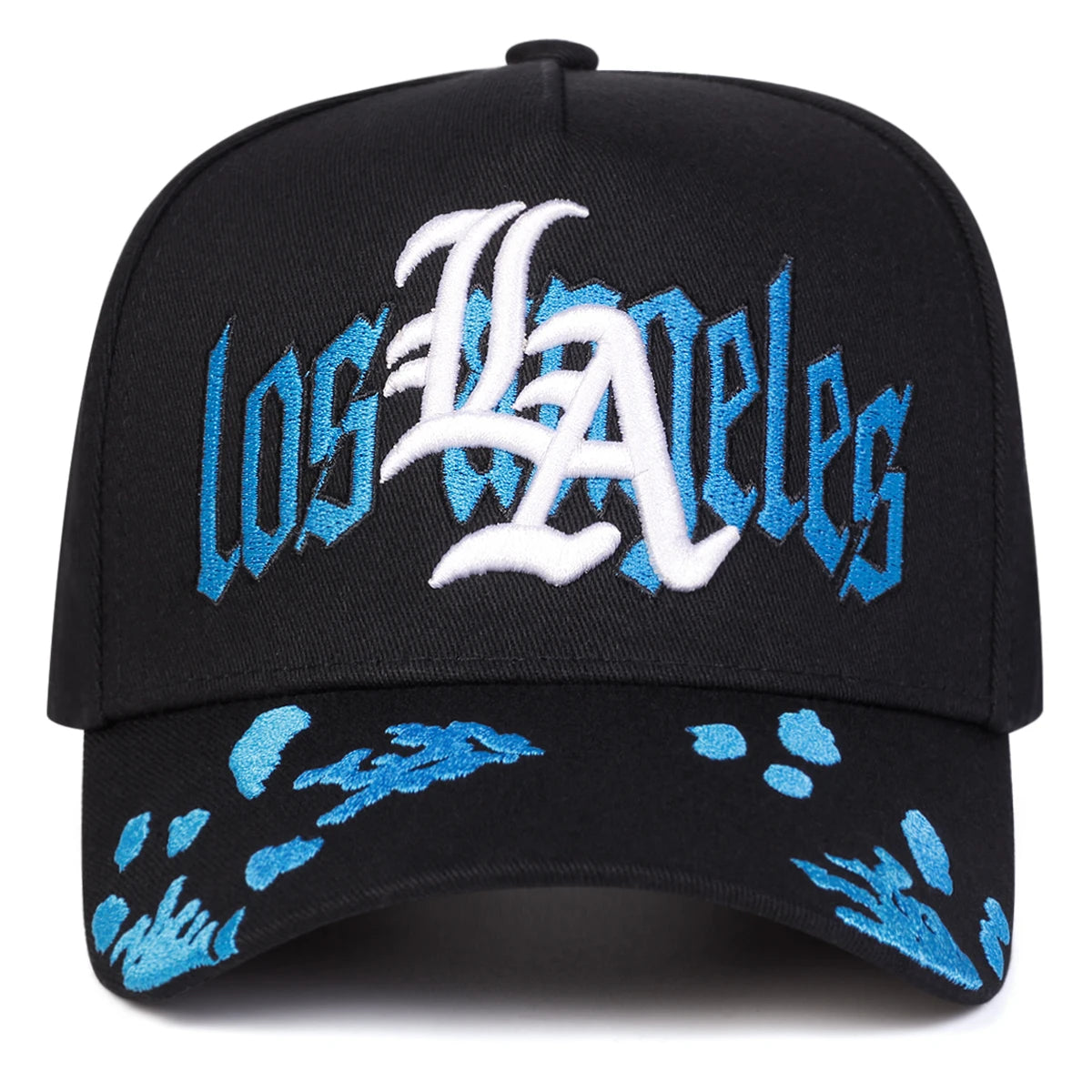 Unisex Gothic LA Los Angeles Embroidery Casual Baseball Cap