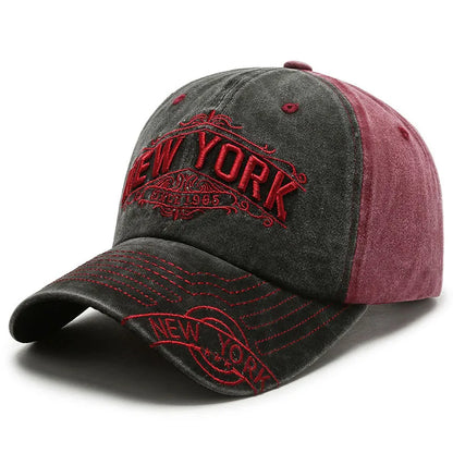 Retro Korean Washed Baseball Cap