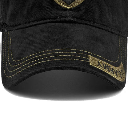 Unisex US Letter Embroidery Baseball Caps